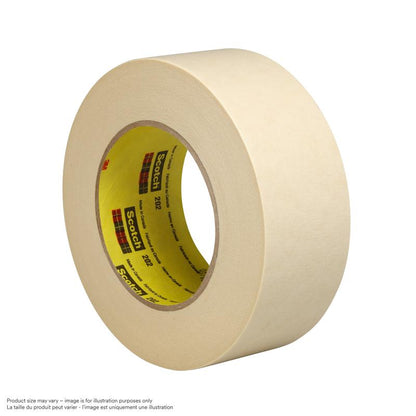 Cinta adhesiva de papel 3M™ Scotch® 202, color beige