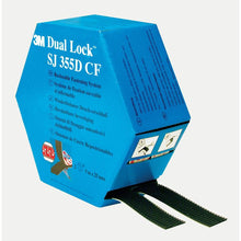 3M™ Dual Lock™ fleksibelt trykkfeste SJ3550CF, MINI Ref 345184518, svart, 25 mm x 5m | Pakke (1 stk)