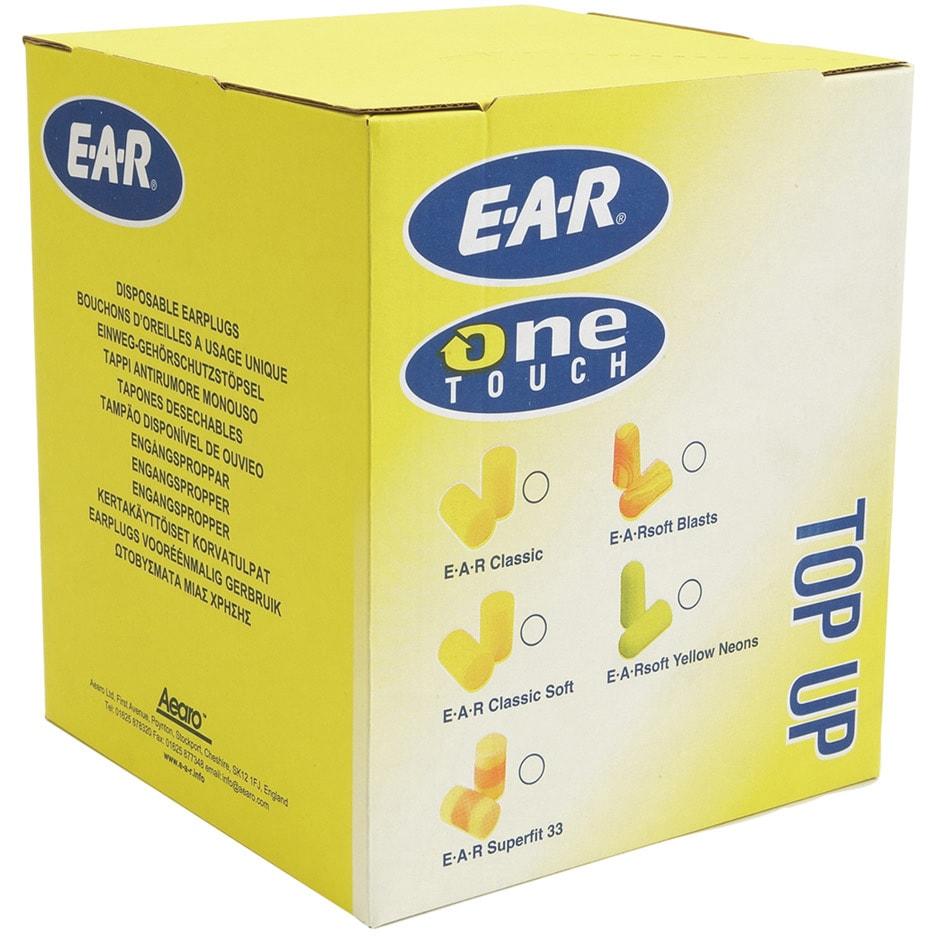 Tapones para los oídos 3M™ E-A-R™ Classic™, bolsa de repuesto, PD-01-009 | Paquete (500 pares)