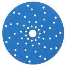 3M™ Hookit™ Disco de lijado azul con orificios múltiples 325U, azul, 150 mm, orificios múltiples, 80, 51371 | Paquete (1 pieza)