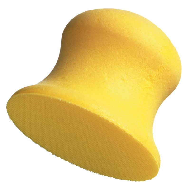 3M™ Hookit™ håndblokk, gul, 76 mm | Pakke (1 stk)