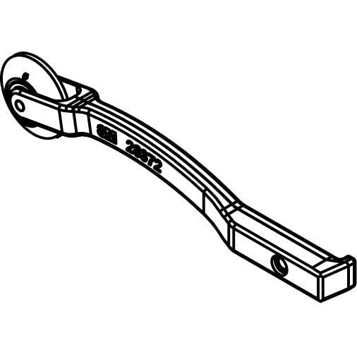 Brazo de contacto 3M™ para máquina de bandas limadoras, 25 mm, 3 mm x 457 mm, 6 mm x 457 mm, 13 mm x 457 mm, para perfiles de esquina | Paquete (1 pieza)