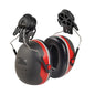 Orejeras 3M™ PELTOR™, rojas, montaje en casco, X3P3 | Paquete (1 pieza)
