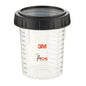 3M™ PPS™ External Cup with Screw Ring, Small, 170 ml, 16115 | Pack (170 ml)