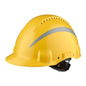 Casco de seguridad 3M™ G3000NUV-R: ventilado, reflectante, Uvicator
