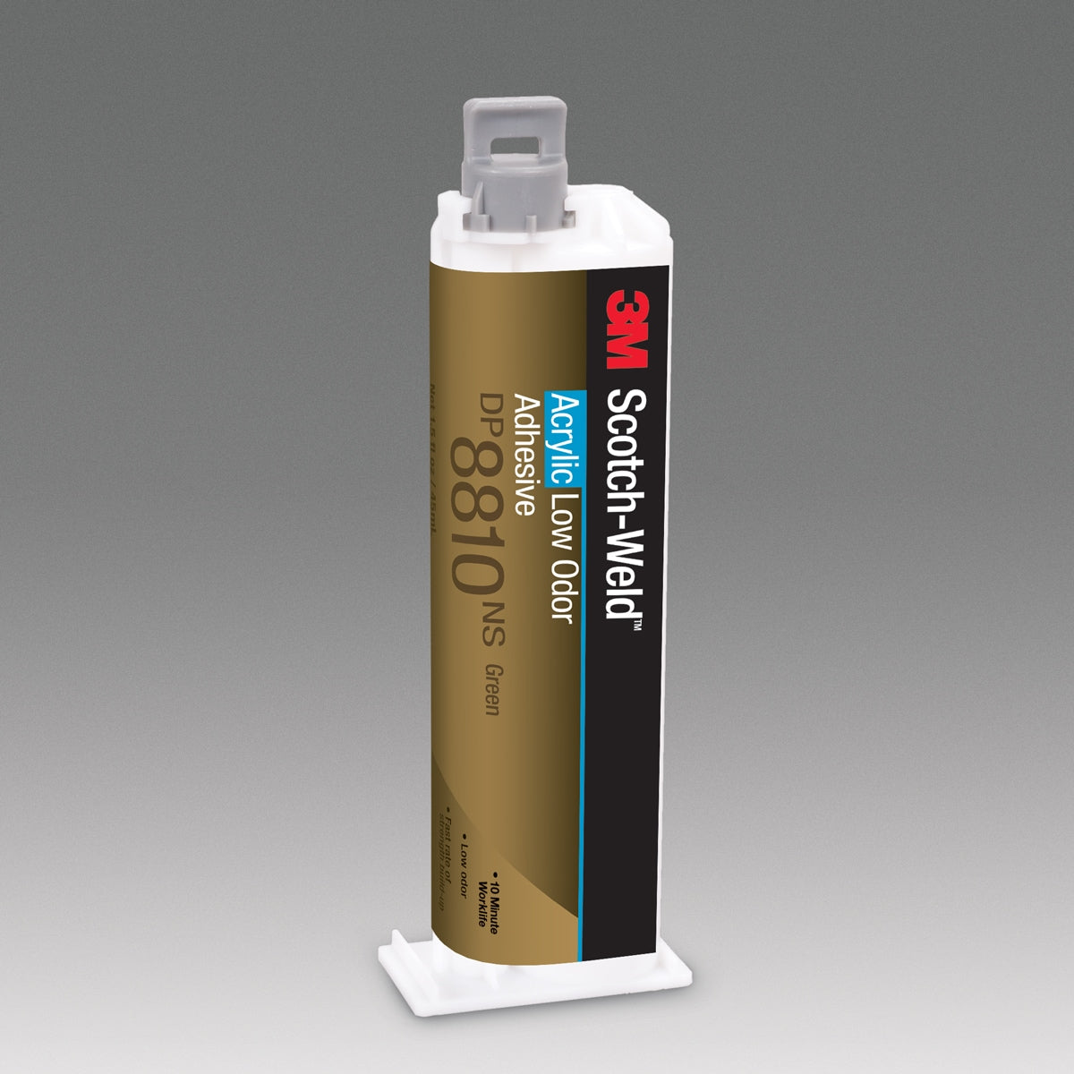 3M™ Scotch-Weld™ 2-delt akrylbasert konstruksjonslim DP8810NS, Grønn, 45ml | Pakke (1 stk)