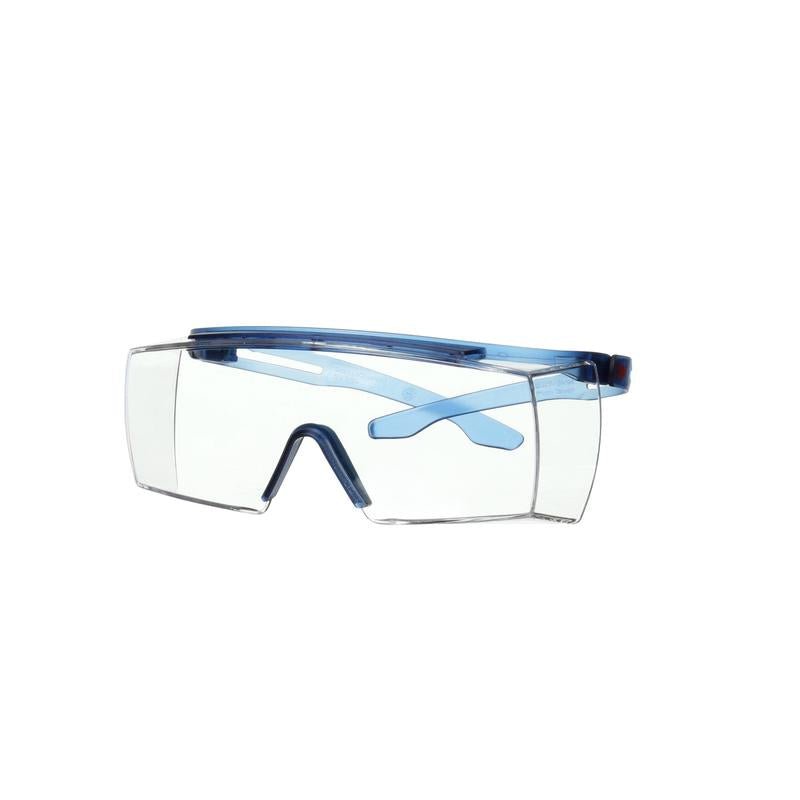 3M™ SecureFit™ 3700 Overglasses, Blue Temples, Anti-Scratch Coating + (K), Clear Lens, SF3701ASP-BLU-EU, 20 per pack | Pack (1 piece)