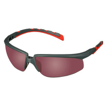 Gafas de seguridad 3M™ Solus™ 2000, S2024AS-RED, patillas grises/rojas, lentes antirrayas de espejo rojo, 20 por paquete | Paquete (1 pieza)