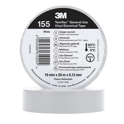 3M™ Temflex™ Vinyl Insulation Tape 155 - 19mm x 20m