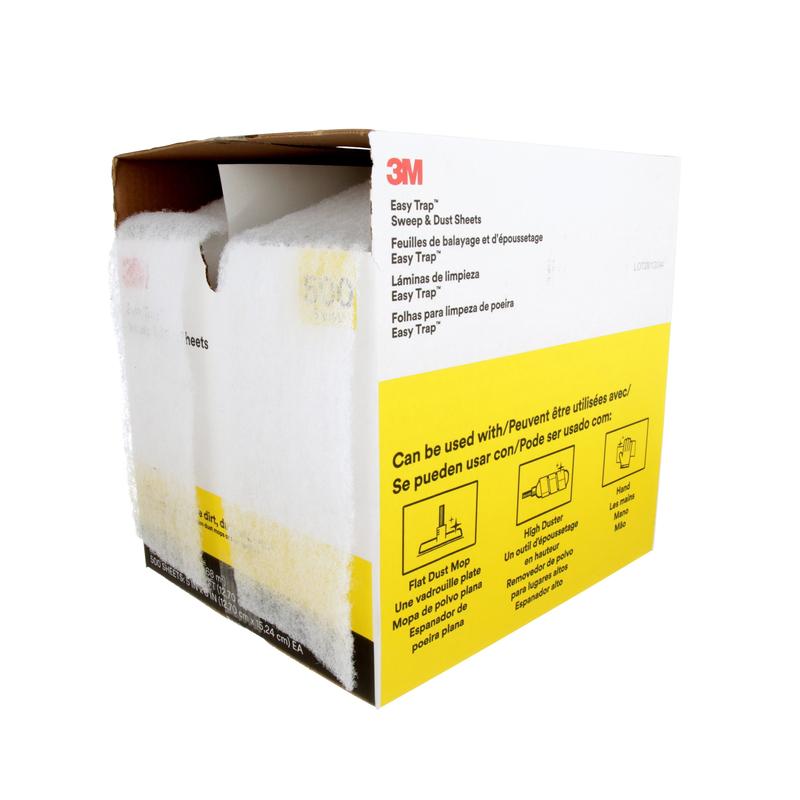 3M™ Cleaning Fleeces Easy Trap™, Hvit, 127 mm x 152 mm, 39 m/rull, 2/etui | Pappeske (1 rull)