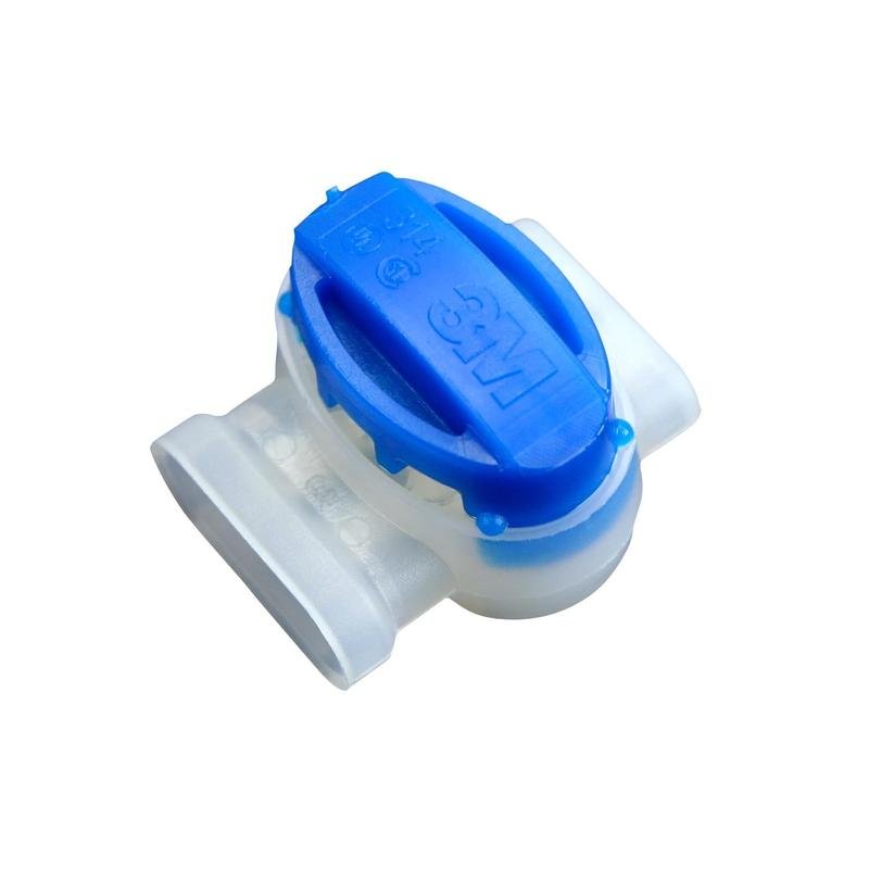 Conector 3M™ Scotchlok™ 314, resistente a la humedad, retardante de llama, azul, 600 V, máx. 0,5 - 1,5 mm², 500 unidades/paquete | Paquete (50 piezas)