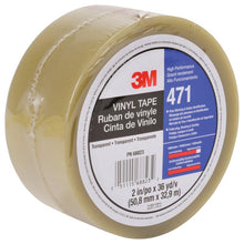 3M™ myk PVC-tape 471, klar, 50 mm x 33 m, 0,14 mm, individuelt pakket | Pakke (1 rull)