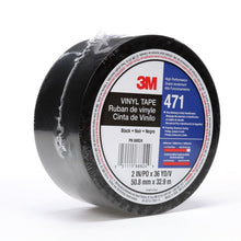3M™ myk PVC-tape 471, svart, 50 mm x 33 m, 0,14 mm, individuelt pakket | Pakke (1 rull)