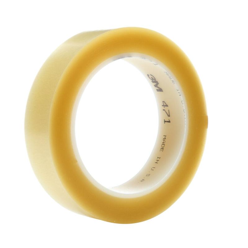 3M™ myk PVC-tape 471, klar, 38 mm x 33 m, 0,14 mm | Pakke (1 rull)