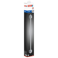 tesa Klaam Bath Towel Rack, Chrome-Plated, Includes Adhesive Solution, 65 cm