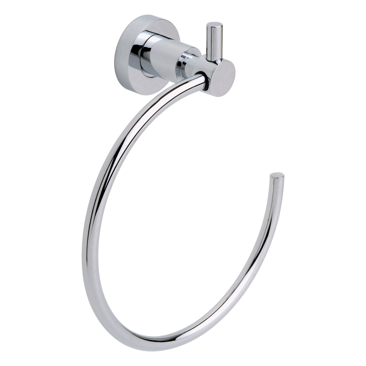 tesa Loxx Towel Ring, Chrome-Plated, Includes Adhesive Solution