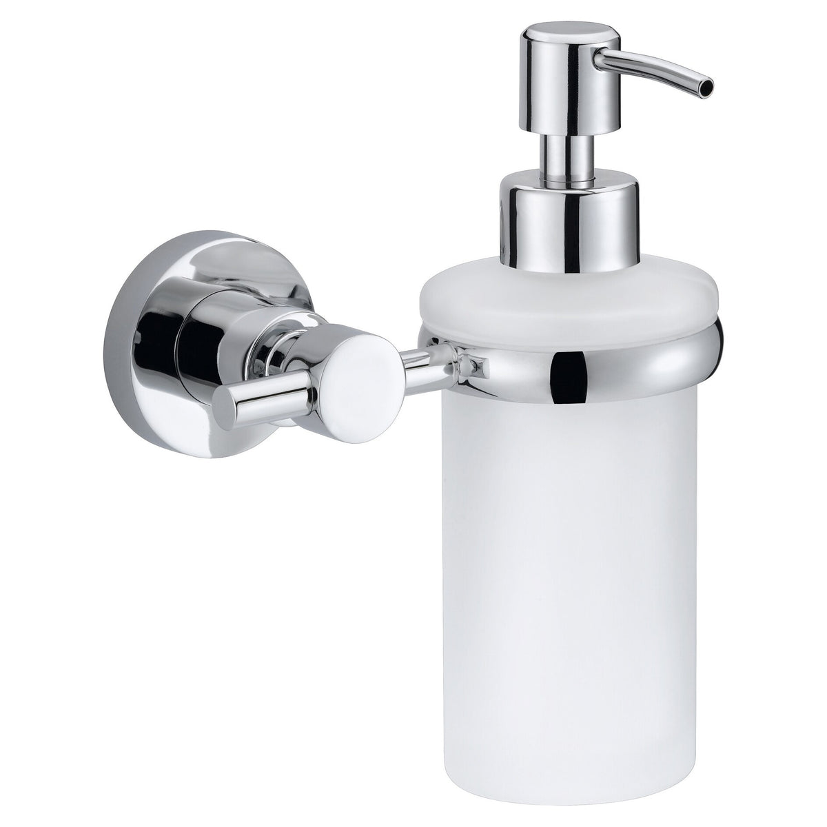 Dispensador de jabón de pared tesa Loxx, cromado, con solución adhesiva incluida