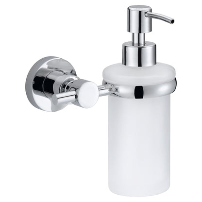 Dispensador de jabón de pared tesa Loxx, cromado, con solución adhesiva incluida