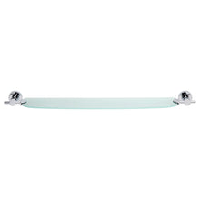 tesa Loxx Bathroom Glass Shelf, satin-finished glass, includes adhesive solution