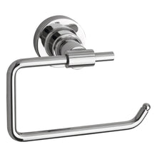 tesa Luup Toilet Paper Holder (without lid), chrome-plated, includes adhesive solution (without lid)