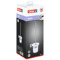 Cepillo para el baño tesa MOON, aspecto de acero inoxidable, con solución adhesiva incluida