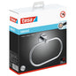 tesa SMOOZ Towel Ring, chrome-plated, includes adhesive solution