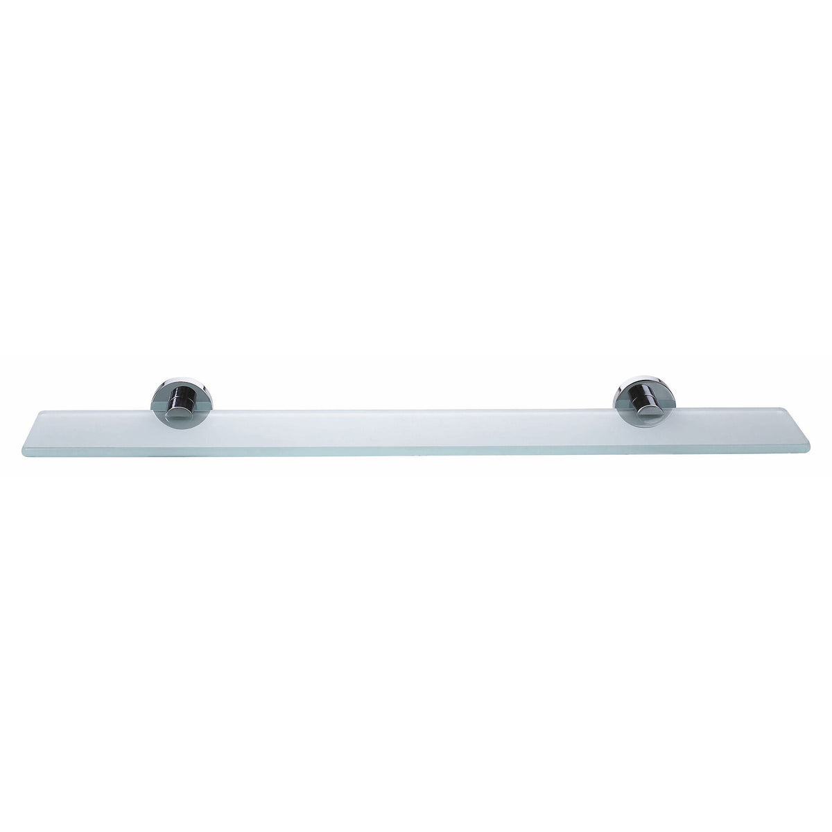 Soporte para cristal tesa SMOOZ, cromado, cristal satinado, solución adhesiva