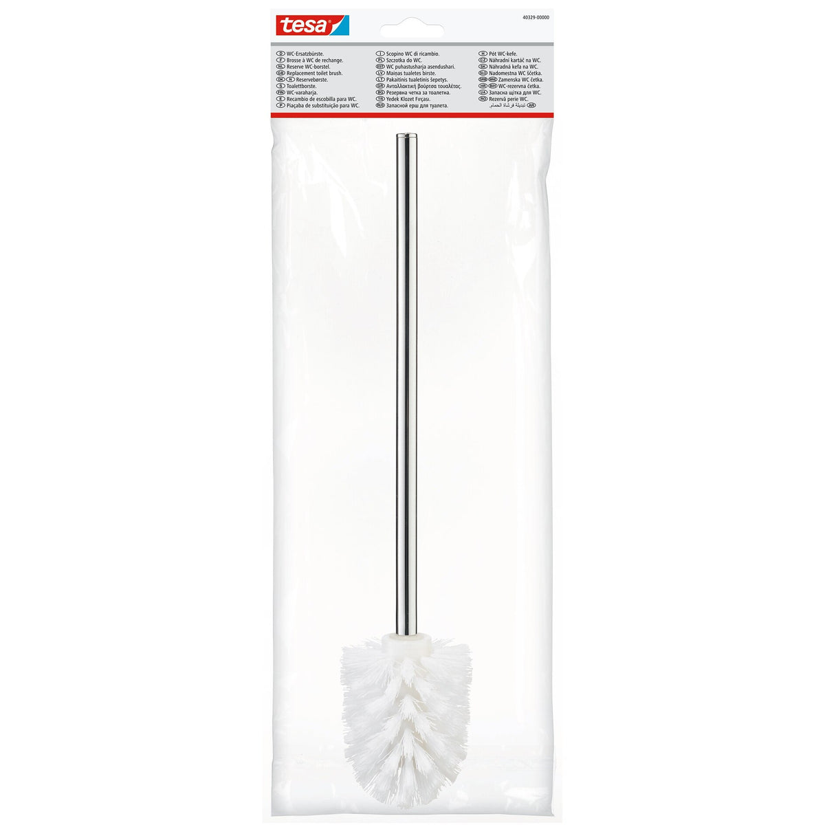 tesa Replacement Toilet Brush, White