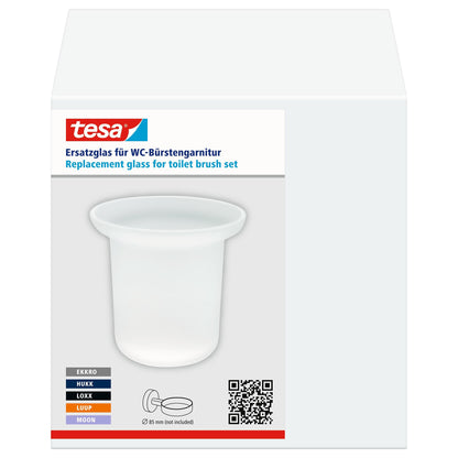 Cristal de recambio de tesa para los escobillos de baño Ekkro, Hukk, Loxx, Luup y Moon