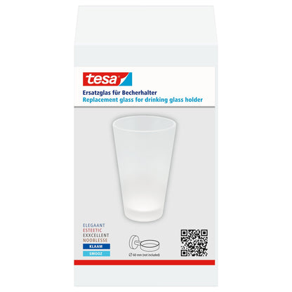 Vasos de repuesto de tesa para los soportes de vasos de cepillo de dientes Ekkro, Hukk, Smooz, Klaam y Loxx
