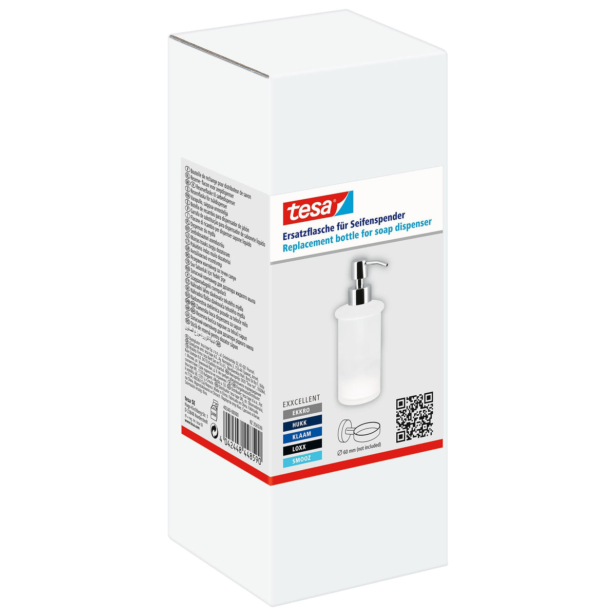 tesa Refill Bottle for Ekkro, Hukk, Smooz, Klaam, and Loxx Soap Dispensers
