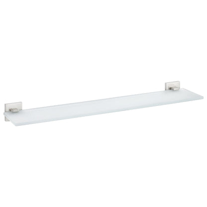 Soporte para cristal tesa Exxclusiv, acabado en acero inoxidable, con solución adhesiva incluida