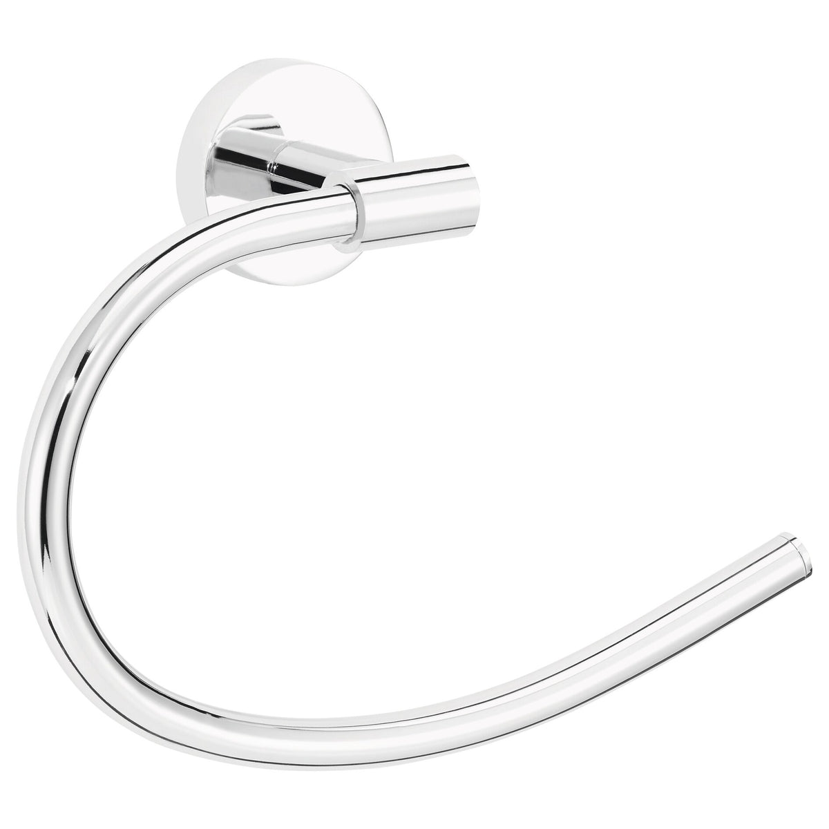 tesa Exxcellent Towel Ring, Metal, Chrome-Plated, Includes Adhesive Solution