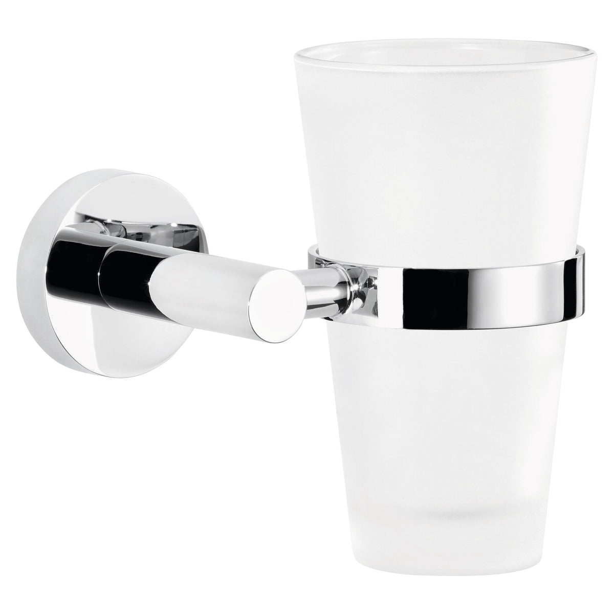 tesa Exxcellent Toothbrush Holder, Stylish Design, Includes Adhesive Solution