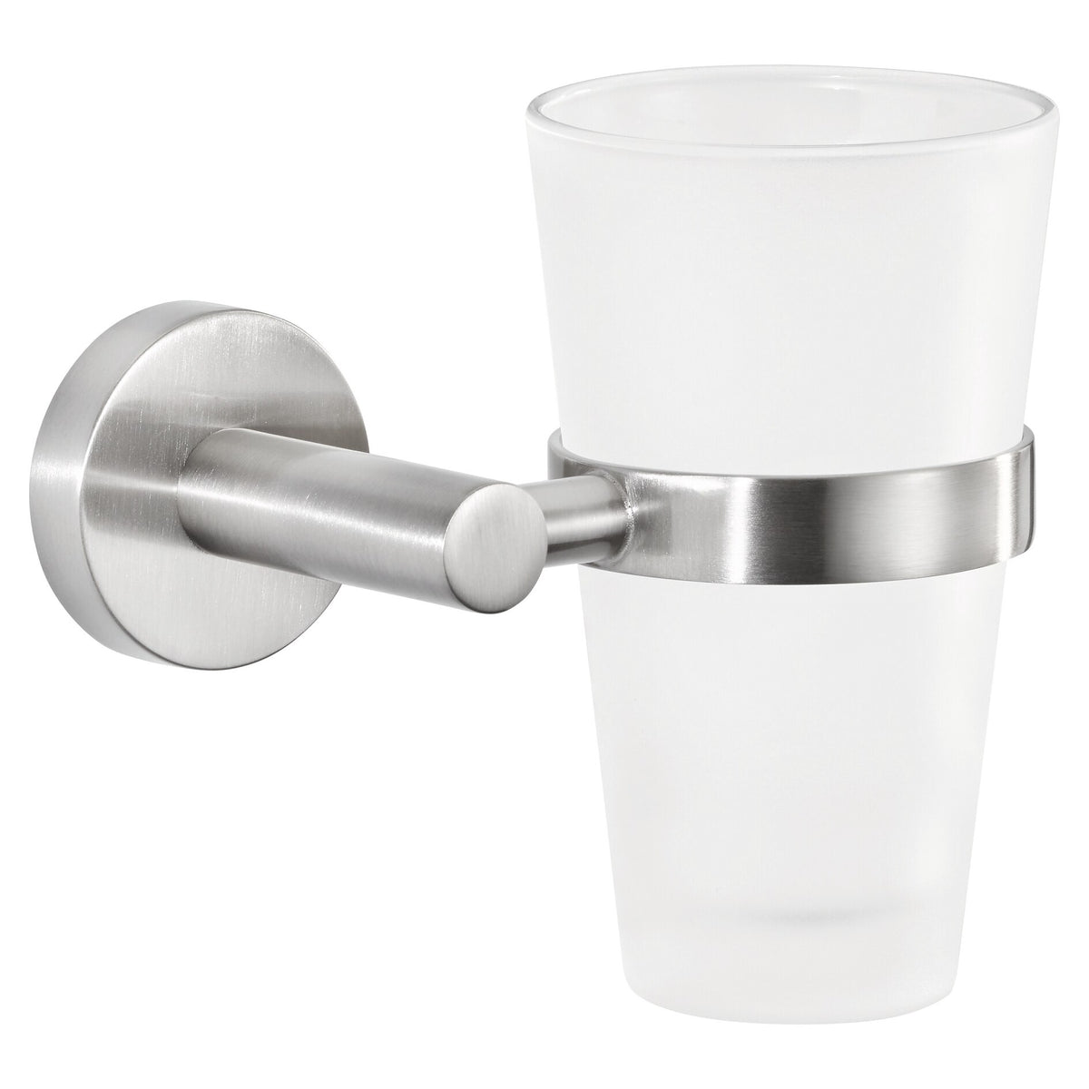 tesa Nooblesse Toothbrush Holder, Stylish Design, Includes Adhesive Solution