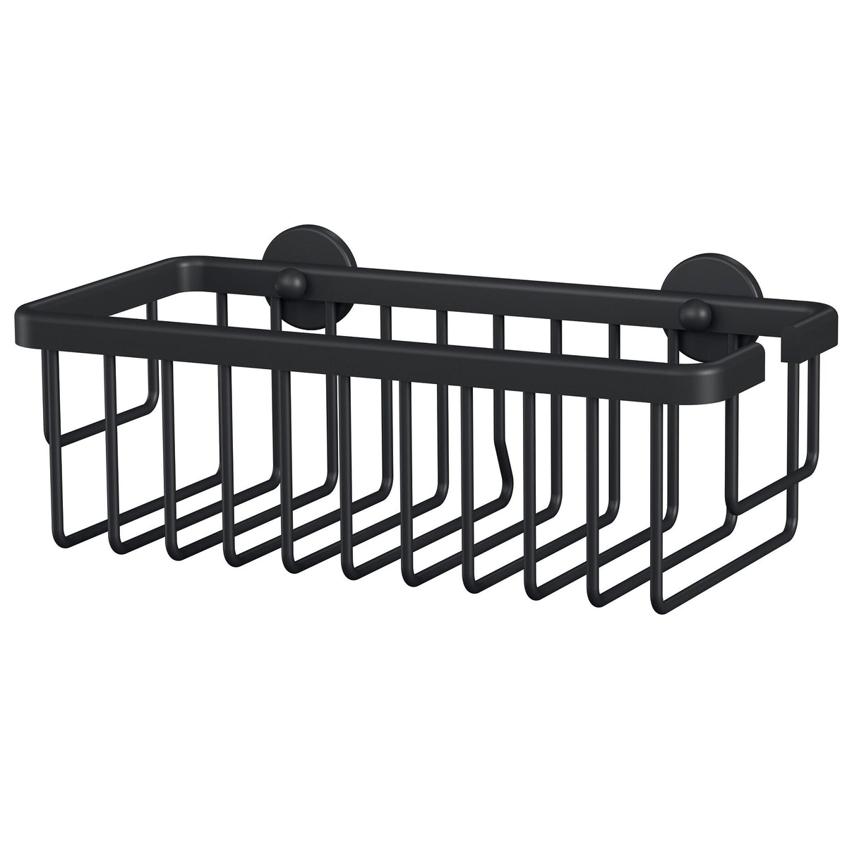 Cesta de ducha tesa ALUXX BLACK, negro mate, para ducha y bañera