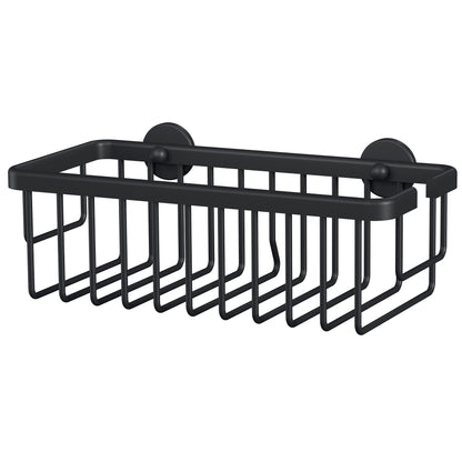 Cesta de ducha tesa ALUXX BLACK, negro mate, para ducha y bañera