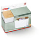 tesa BABOO Extra-Large Storage Box, with Bamboo Lid and Divider, Additional Storage Space for the Bathroom, White