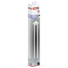 tesa MOON WHITE 2-arm Towel Rack, Matte White, Includes Adhesive Solution
