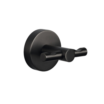 tesa MOON Graphite Bathrobe Hook, Self-Adhesive, Metal with PVD Coating