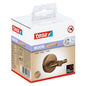Ganchos para albornoces tesa MOON Bronze, autoadhesivos, de metal con recubrimiento PVD