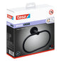 Anilla para toallas tesa MOON BLACK, autoadhesiva, con acabado en negro pulverizado