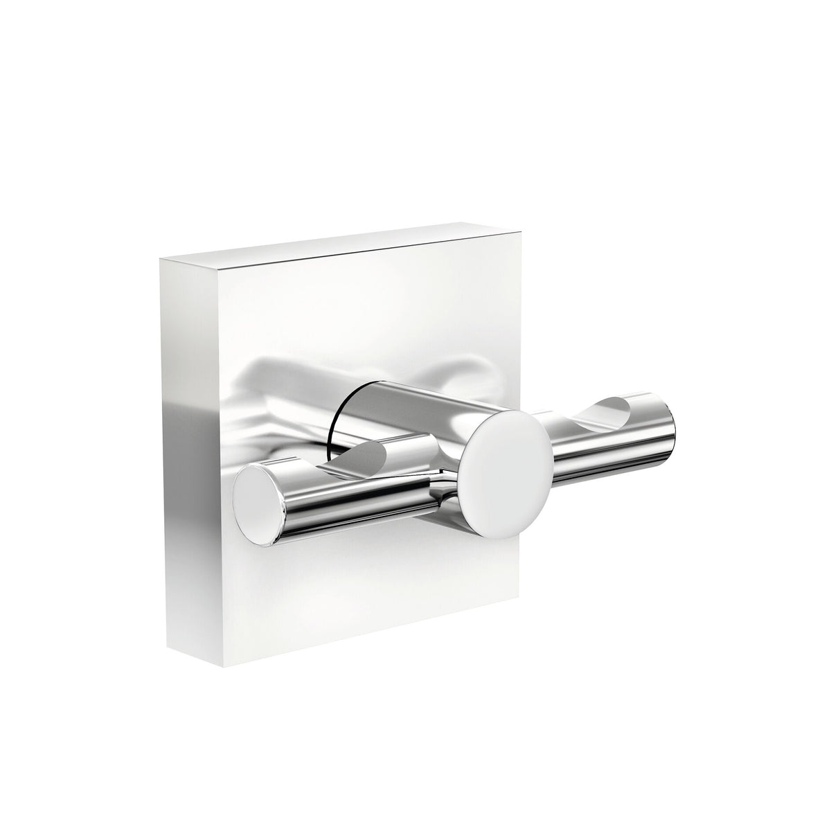 tesa EKKRO Bathrobe Hook, Self-Adhesive, Chrome-Plated Metal