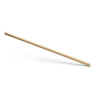 A single Nölle Profi Brush broomstick, 140 cm long with a hanging hole, Ø 23.5 mm (1 piece), from Nölle Profi Brush Bürsten- & Pinseltechnik e.K., is shown diagonally on a white background.