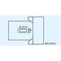 FD PP abdomen/vértebras Tela sk 260x320* 9x22* trama crepé | Paquete (7 piezas)