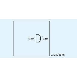 FD PP ENT/MKG tela sk 225x235* 10x18* trama crepé | Paquete (8 piezas)