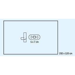 FD PP extremity cloth 245x320* 3cm* crepe wrap | Pack (10 pieces)