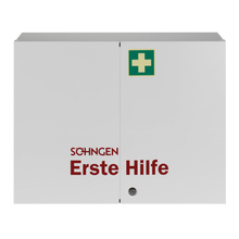 LONDON First Aid Cabinet, Standard Contents, DIN 13169