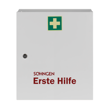 PARIS First Aid Cabinet, Standard Contents, DIN 13169