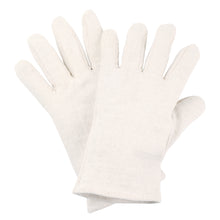 Guantes de punto de algodón NITRAS, punto de algodón natural | Paquete (12 pares)